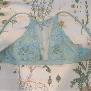 Blue lace Victoria’s Secret bralette / top